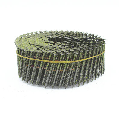 2.1*35mm 16 Degree Galvanized Steel Welded Coil Screw Nails for Pallet Containers