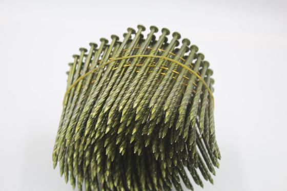 Steel Air Coil Nail 2.5*75mm 16 Degree Galvanized Wire Welded Nails for Construction