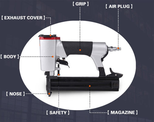 18gauge Pneumatic Brad Nail Gun Air Nailer F32 for Working Style Reciprocating Type