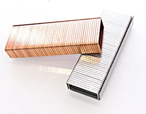ISO Standard Steel Copper Plating Carton Closing Staples 3518 for Packaging Needs