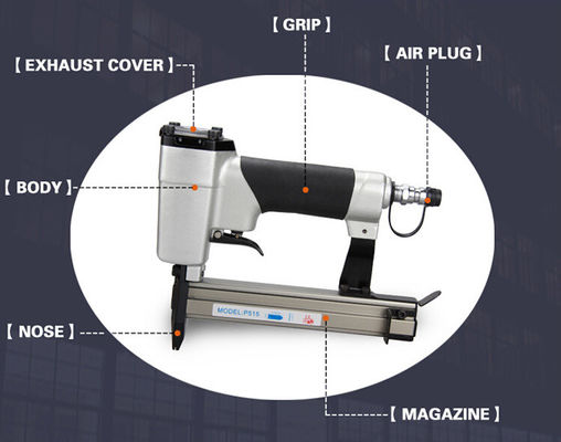 Efficiently Fasten Photo/Picture Frames with Semi-automatic Pneumatic Nail Gun P Type