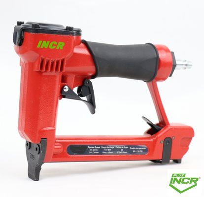 Economy Fine Crown Air Pneumatic Staple Gun 7116 Short Nose for Furniture Decoration