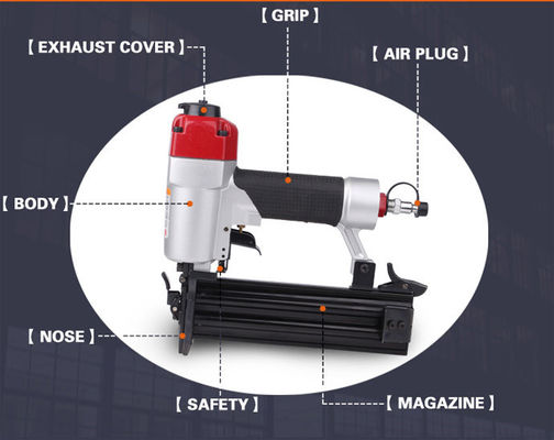 18gauge 2&quot; Air Brad Nail Gun Straight Nailer F50 Reciprocating Type for Precision Work