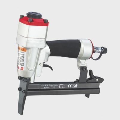 Furniture Staple Gun Heavy Duty 22gauge Fine Crown Air Pneumatic 7116 Long Nose Upholstery